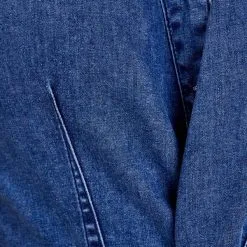 Vib's Robe Droite En Jean Réversible Bleu Femme -Robe Boutique robe droite en jean reversible bleu femme d3 36125133701023718