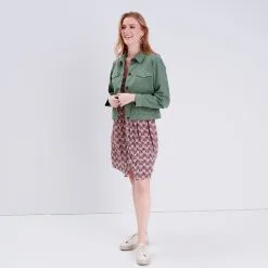 Vib's Robe Droite Manches 3/4 Multicolore Femme -Robe Boutique robe droite manches 34 multicolore femme d1 36125282830433623