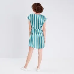 Vib's Robe Droite Manches Courtes Blanc Femme -Robe Boutique robe droite manches courtes blanc femme b 36125393310475013