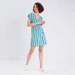 Vib's Robe Droite Manches Courtes Blanc Femme -Robe Boutique robe droite manches courtes blanc femme si 36125393310475013