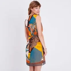 Vib's Robe Droite Sans Manches Noir Femme -Robe Boutique robe droite sans manches noir femme b 36125133701133801