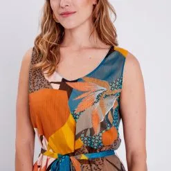 Vib's Robe Droite Sans Manches Noir Femme -Robe Boutique robe droite sans manches noir femme d1 36125133701133801