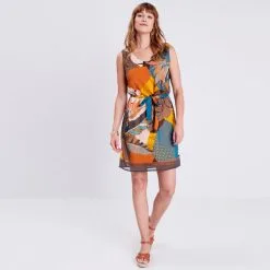 Vib's Robe Droite Sans Manches Noir Femme -Robe Boutique robe droite sans manches noir femme si 36125133701133801