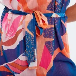 Vib's Robe Droite Sans Manches Orange Corail Femme 11 Vib's Robe Droite Sans Manches Orange Corail Femme -Robe Boutique robe droite sans manches orange corail femme d1 36125133701134260