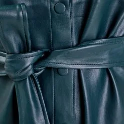 Vib's Robe Droite Simili Cuir Vert Foncé Femme -Robe Boutique robe droite simili cuir vert fonc femme d3 36125393250540552