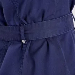 Vib's Robe Droite Zippée En Jean Bleu Marine Femme -Robe Boutique robe droite zippee en jean bleu marine femme d3 36125183701200367