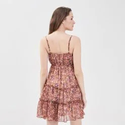 Vib's Robe évasée Avec Bretelles Ecru Femme 10 Vib's Robe évasée Avec Bretelles Ecru Femme -Robe Boutique robe evasee avec bretelles ecru femme b 36125363290134032