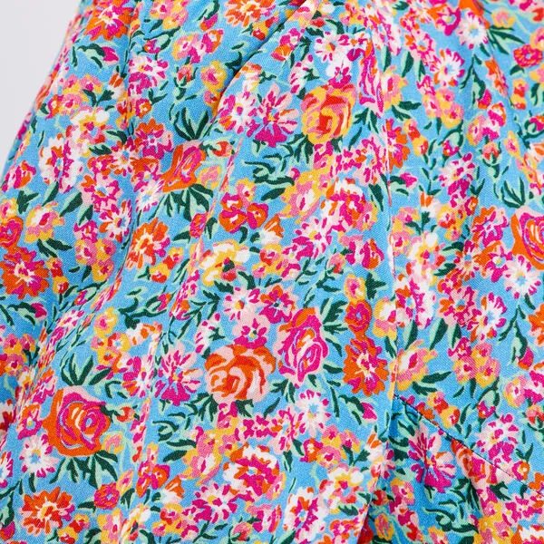 Vib's Robe évasée Fluide Bleu Turquoise Femme 6 Vib's Robe évasée Fluide Bleu Turquoise Femme – Image 4