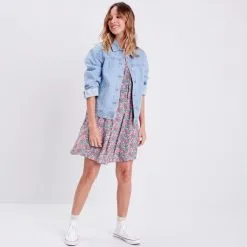 Vib's Robe évasée Fluide Bleu Turquoise Femme 12 Vib's Robe évasée Fluide Bleu Turquoise Femme -Robe Boutique robe evasee fluide bleu turquoise femme si 36125262811083795