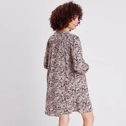 Vib's Robe évasée Fluide Noir Femme -Robe Boutique robe evasee fluide noir femme b 36125272811090866 1