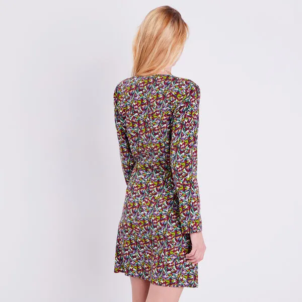 Vib's Robe évasée Manches 3/4 Noir Femme 5 Vib's Robe évasée Manches 3/4 Noir Femme – Image 3