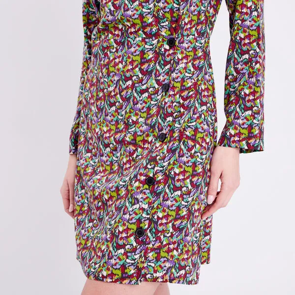 Vib's Robe évasée Manches 3/4 Noir Femme 7 Vib's Robe évasée Manches 3/4 Noir Femme – Image 5