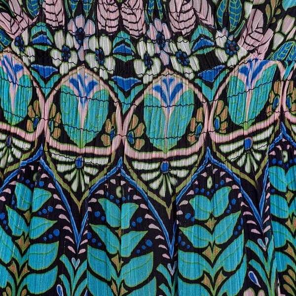 Vib's Robe évasée Manches Courtes Bleu Marine Femme 7 Vib's Robe évasée Manches Courtes Bleu Marine Femme – Image 5