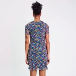 Vib's Robe évasée Manches Courtes Noir Femme 10 Vib's Robe évasée Manches Courtes Noir Femme -Robe Boutique robe evasee manches courtes noir femme b 36125313310555632