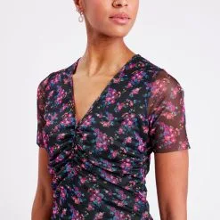 Vib's Robe évasée Manches Courtes Noir Femme 11 Vib's Robe évasée Manches Courtes Noir Femme -Robe Boutique robe evasee manches courtes noir femme d1 36125313310555633