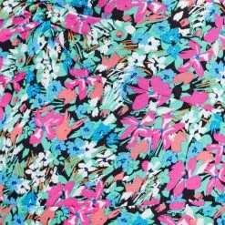 Vib's Robe évasée Manches Courtes Noir Femme -Robe Boutique robe evasee manches courtes noir femme d3 36125383310394712