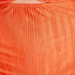 Vib's Robe évasée Manches Courtes Orange Femme -Robe Boutique robe evasee manches courtes orange femme d3 36125363310372424