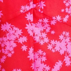 Vib's Robe évasée Manches Courtes Rouge Femme 12 Vib's Robe évasée Manches Courtes Rouge Femme -Robe Boutique robe evasee manches courtes rouge femme d3 36125313330185305