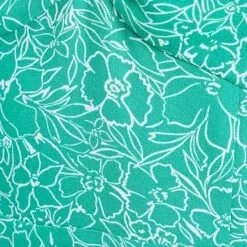 Vib's Robe évasée Manches Courtes Vert Femme -Robe Boutique robe evasee manches courtes vert femme d3 36125383310394713