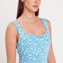 Vib's Robe Longue Ajustée Bleu Femme 11 Vib's Robe Longue Ajustée Bleu Femme -Robe Boutique robe longue ajustee bleu femme d1 36125393350015497