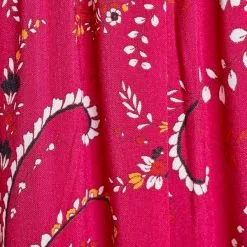 Vib's Robe Longue Droite à Volants Rose Fushia Femme 11 Vib's Robe Longue Droite à Volants Rose Fushia Femme -Robe Boutique robe longue droite a volants rose fushia femme d3 36125282820183624