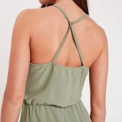 Vib's Robe Longue évasée Vert Femme -Robe Boutique robe longue evasee vert femme d2 36125313290154416