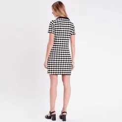 Vib's Robe Manches Courtes Noir Femme -Robe Boutique robe manches courtes noir femme b 36125313490061001