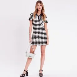 Vib's Robe Manches Courtes Noir Femme -Robe Boutique robe manches courtes noir femme si 36125313490061001