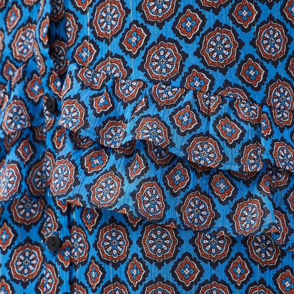 Vib's Robe Manches Longues Bleu Femme 7 Vib's Robe Manches Longues Bleu Femme – Image 5