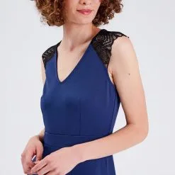 Vib's Robe Patineuse Avec Dentelle Bleu Marine Femme 12 Vib's Robe Patineuse Avec Dentelle Bleu Marine Femme -Robe Boutique robe patineuse avec dentelle bleu marine femme d2 36125393300264792