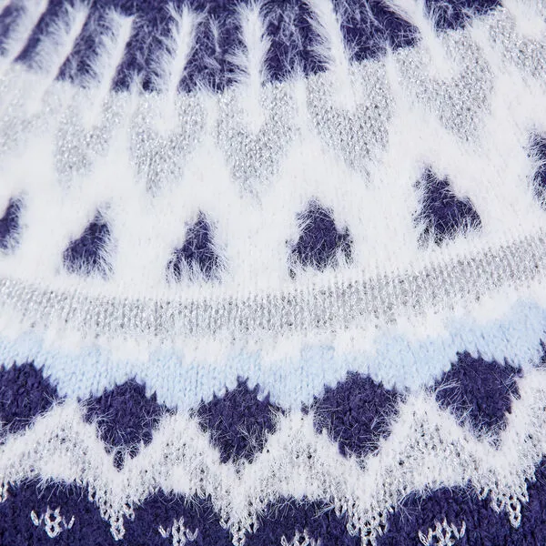 Vib's Robe Pull Droite Bleu Marine Femme 7 Vib's Robe Pull Droite Bleu Marine Femme – Image 5