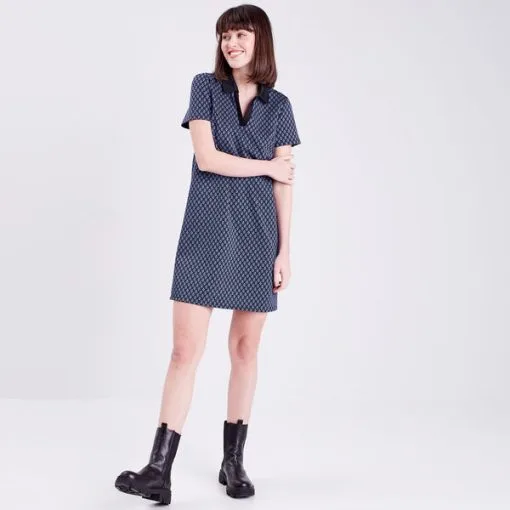 Vib's Robe Pull Droite Noir Femme -Robe Boutique robe pull droite noir femme dc 36125313320215018