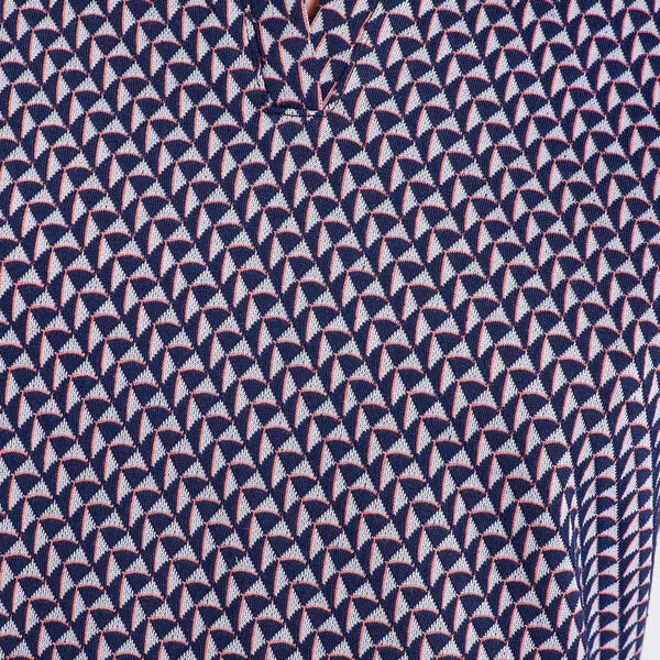 Vib's Robe Trapèze Manches Courtes Bleu Marine Femme 6 Vib's Robe Trapèze Manches Courtes Bleu Marine Femme – Image 4