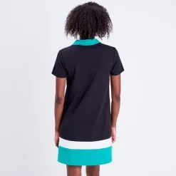 Vib's Robe Trapèze Manches Courtes Vert Femme -Robe Boutique robe trapeze manches courtes vert femme b 36125393310384789