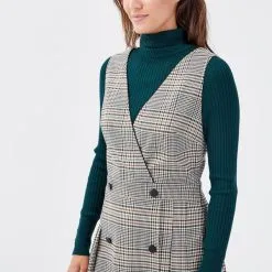 Vib's Robe Trapèze Sans Manches Blanc Femme -Robe Boutique robe trapeze sans manches blanc femme d1 36125373290234308