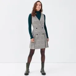 Vib's Robe Trapèze Sans Manches Blanc Femme -Robe Boutique robe trapeze sans manches blanc femme si 36125373290234308