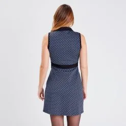 Vib's Robe Trapèze Sans Manches Noir Femme -Robe Boutique robe trapeze sans manches noir femme b 36125393300275018